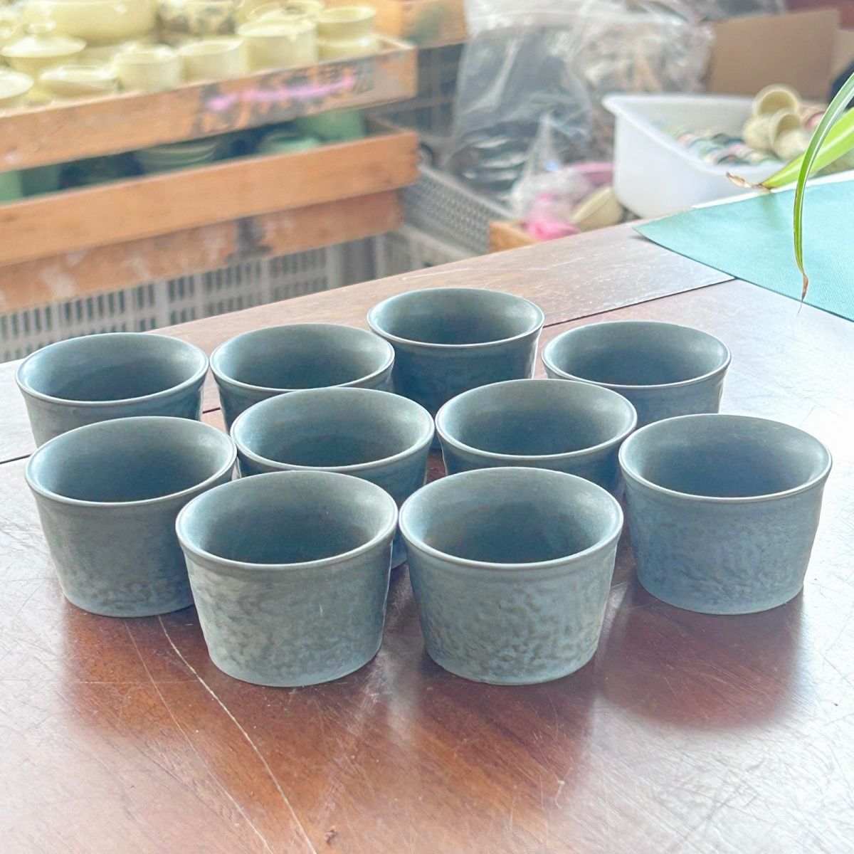 茶杯套装6只陶瓷功夫个家