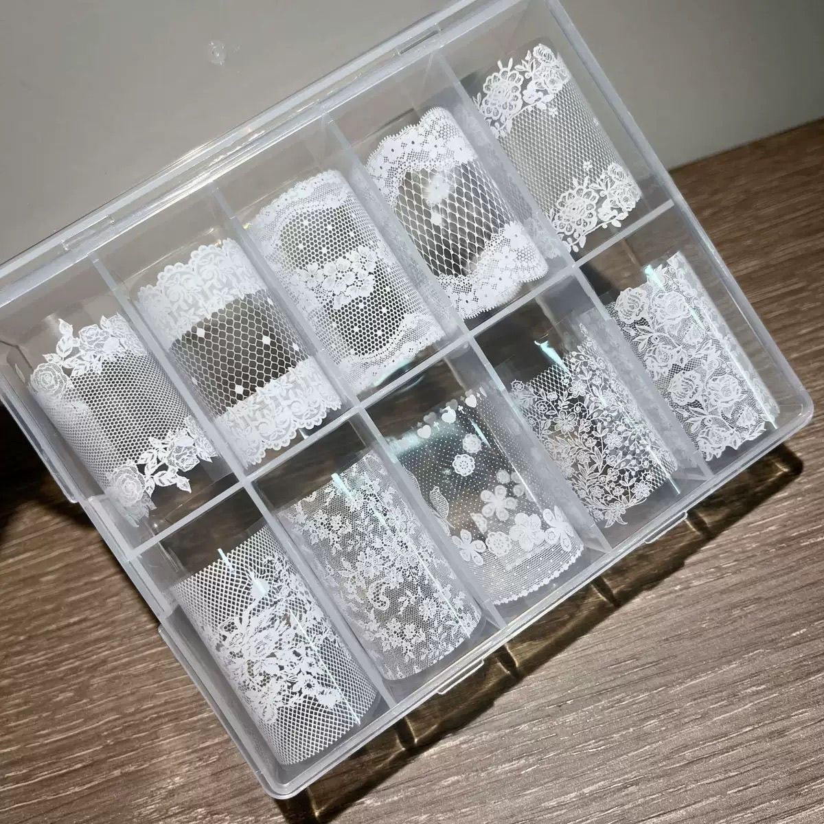 转印纸美甲新款胶蕾丝格