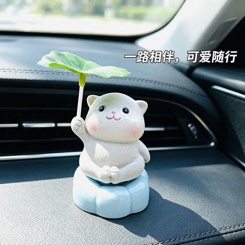 女士高级感车摆件呆萌猫