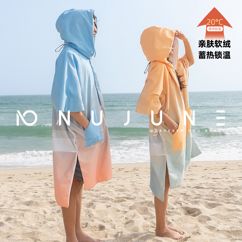 加绒加厚保暖防寒防风浴袍NuJune