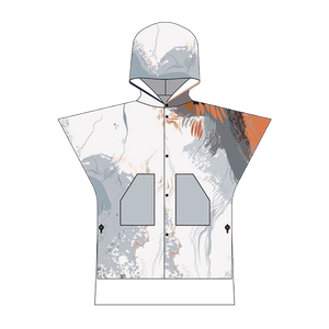 Nu-June游泳毛巾斗篷海边换衣吸水速干潜水浴袍保暖披风沙滩男女