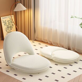 折叠新型椅子懒人沙发榻榻米座椅护腰地上坐垫单人阳台飘窗椅床上