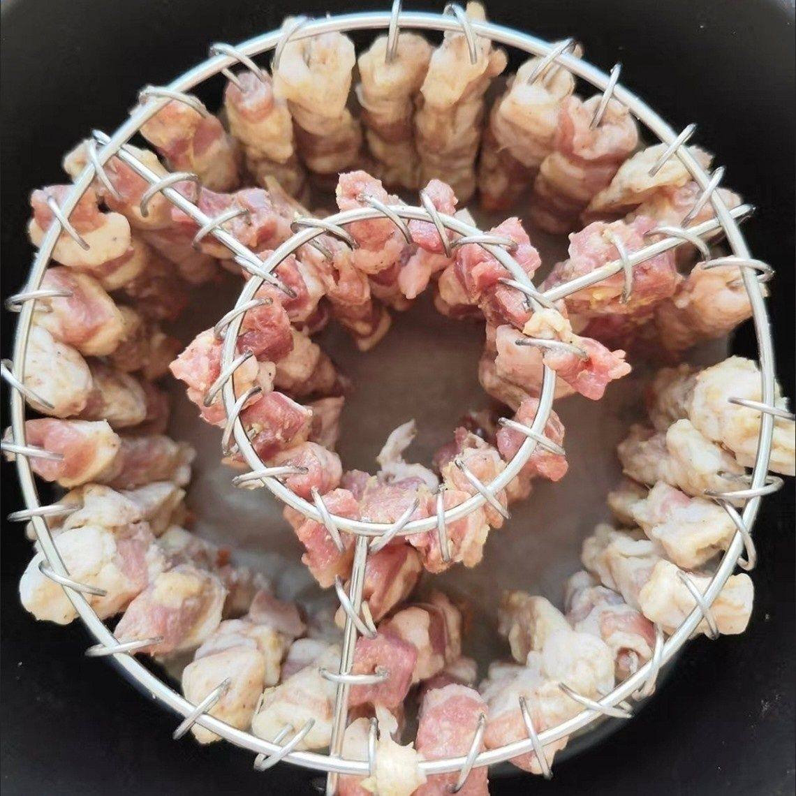 空气炸锅烧烤架304不锈钢立式挂钩烤肉烤串架空气炸锅烤架家用烤,厨房/烹饪用具,烧烤架,淘宝优惠券,粉丝福利购,淘宝优惠卷