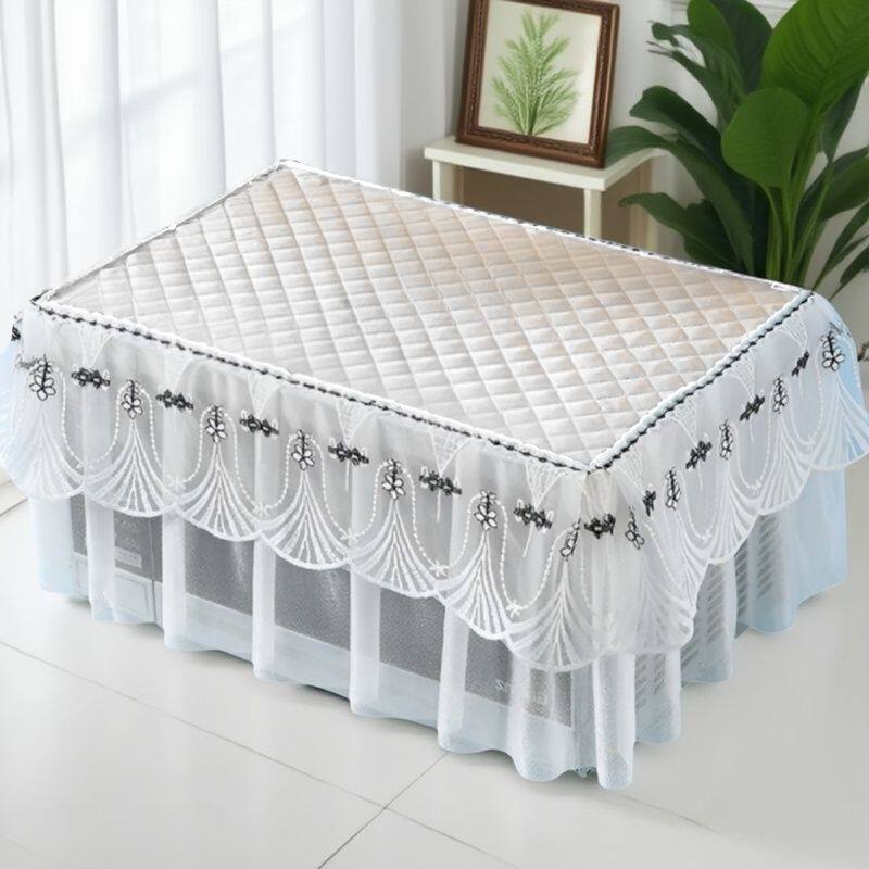 打印机防尘罩打印机罩子防尘罩全包微波炉罩电烤箱防尘罩蕾丝盖布