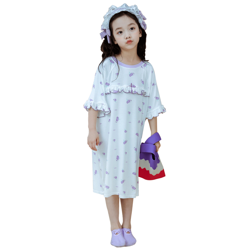 儿童睡裙妈咪印象夏季