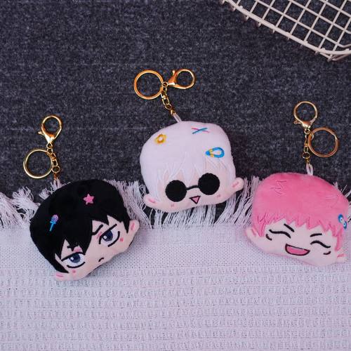 新款动漫周边毛绒玩偶挂件咒术回战五条悟夏油杰同人吱吱叫挂件