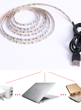 LED低压2835灯带套装rgb跑马灯条5v柔性软灯带厂家直销USB灯带