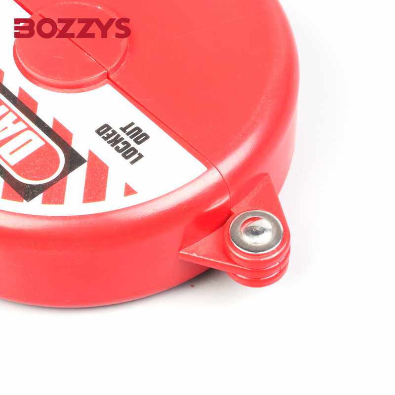 BOZZYS工业停工检修LOTO挂牌上锁127-165MM圆盘手轮锁定阀门锁罩
