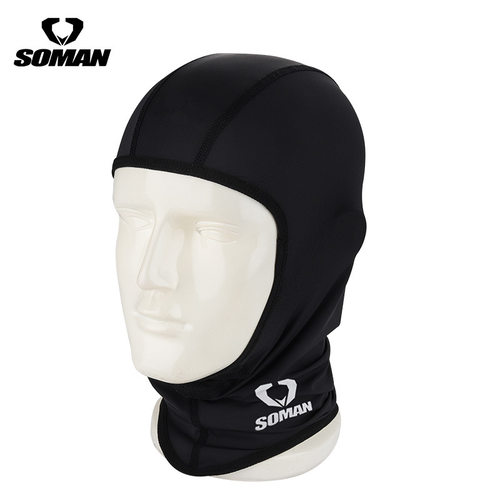 SOMAN摩托车头盔头套防晒吸汗多功能头套四季通用款防尘面巾FM05