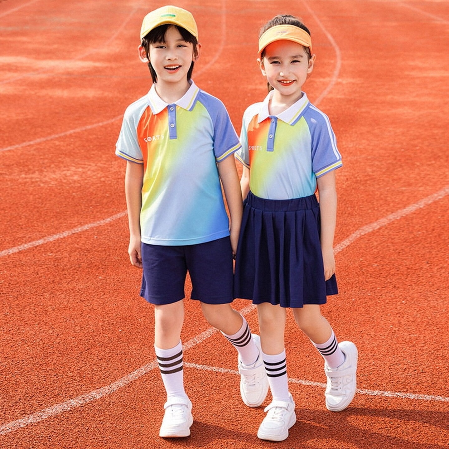 小学生班服运动会国风中大童朗诵春秋款年级开幕式裤子短袖民族