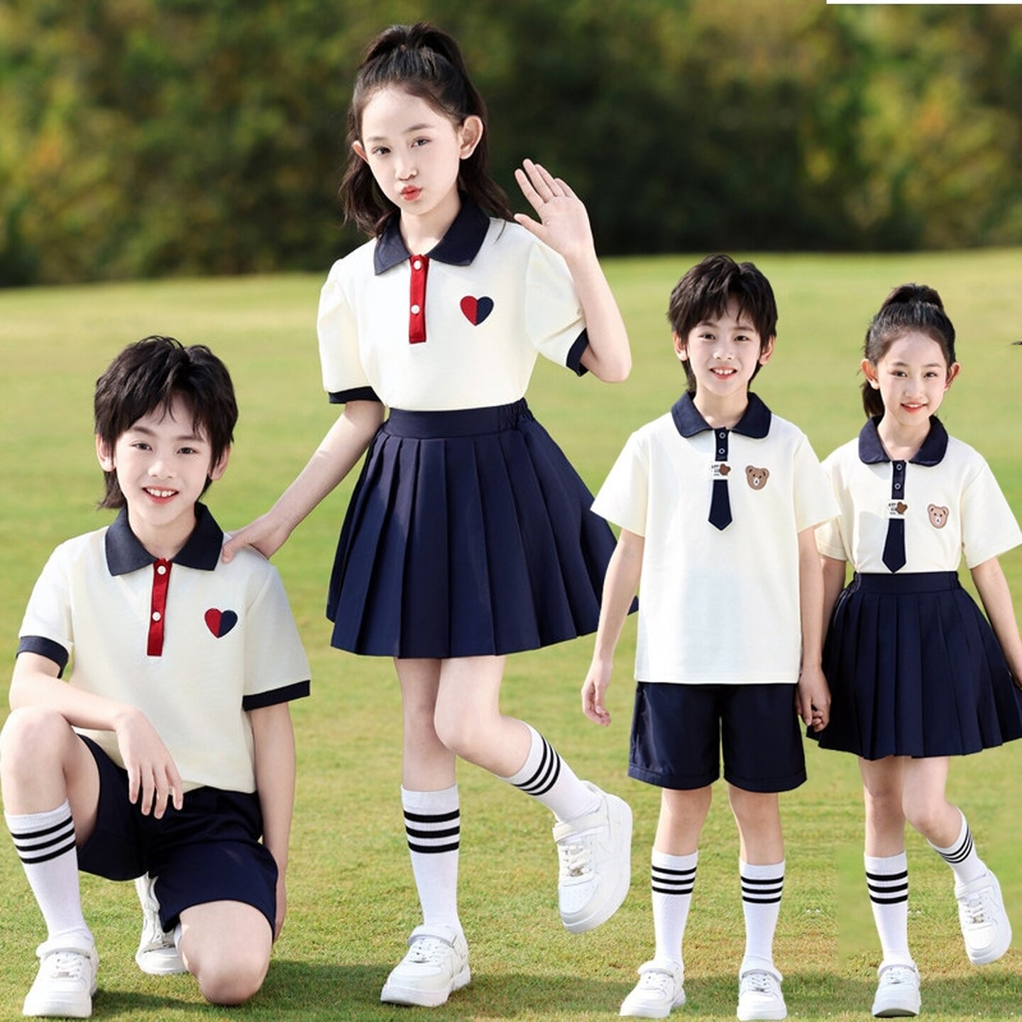 幼儿园园服运动服运动套装演出服大班儿童节春秋61三件套团体老师