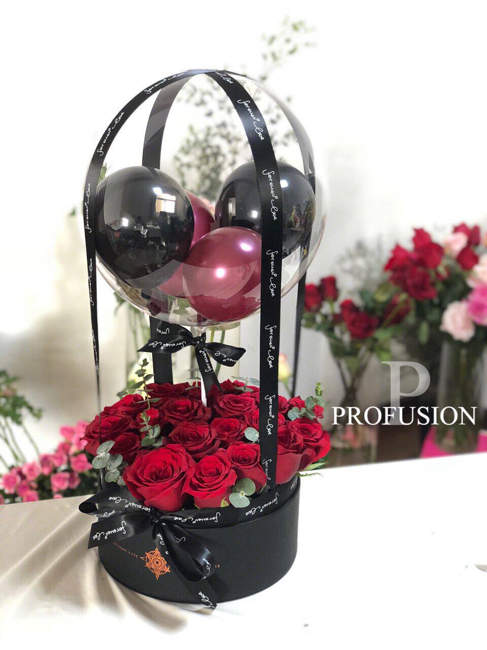 情人节宁波鲜花同城速递花店粉红玫瑰花抱桶礼盒送女朋友老婆生日