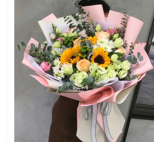 男士鲜花全国当日送达向日葵速递同城长春沈阳武汉哈尔滨生日礼物