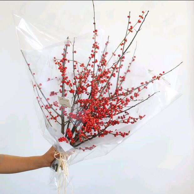 圣诞款冬青花束山东青岛烟台潍坊聊城淄博泰安威海鲜花店同城速递