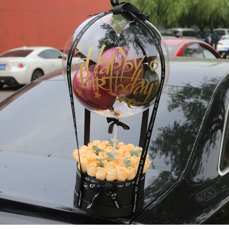 母亲节南宁鲜花同城速递生日花束礼盒抱抱桶粉玫瑰送女友老婆闺蜜