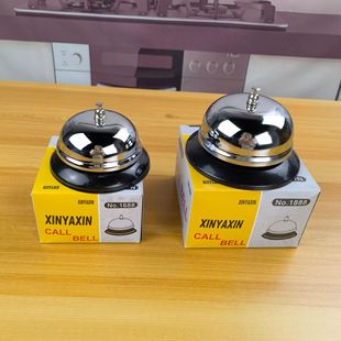 手按铃铛圣诞铃 厨房点餐传菜铃 狗狗餐铃 游戏提示器