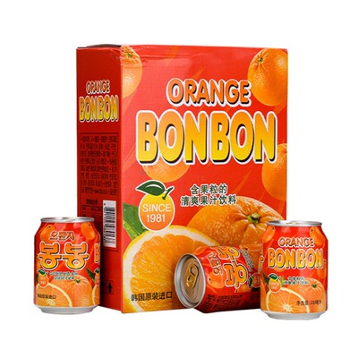 韩国网进口饮料海太桔汁果肉