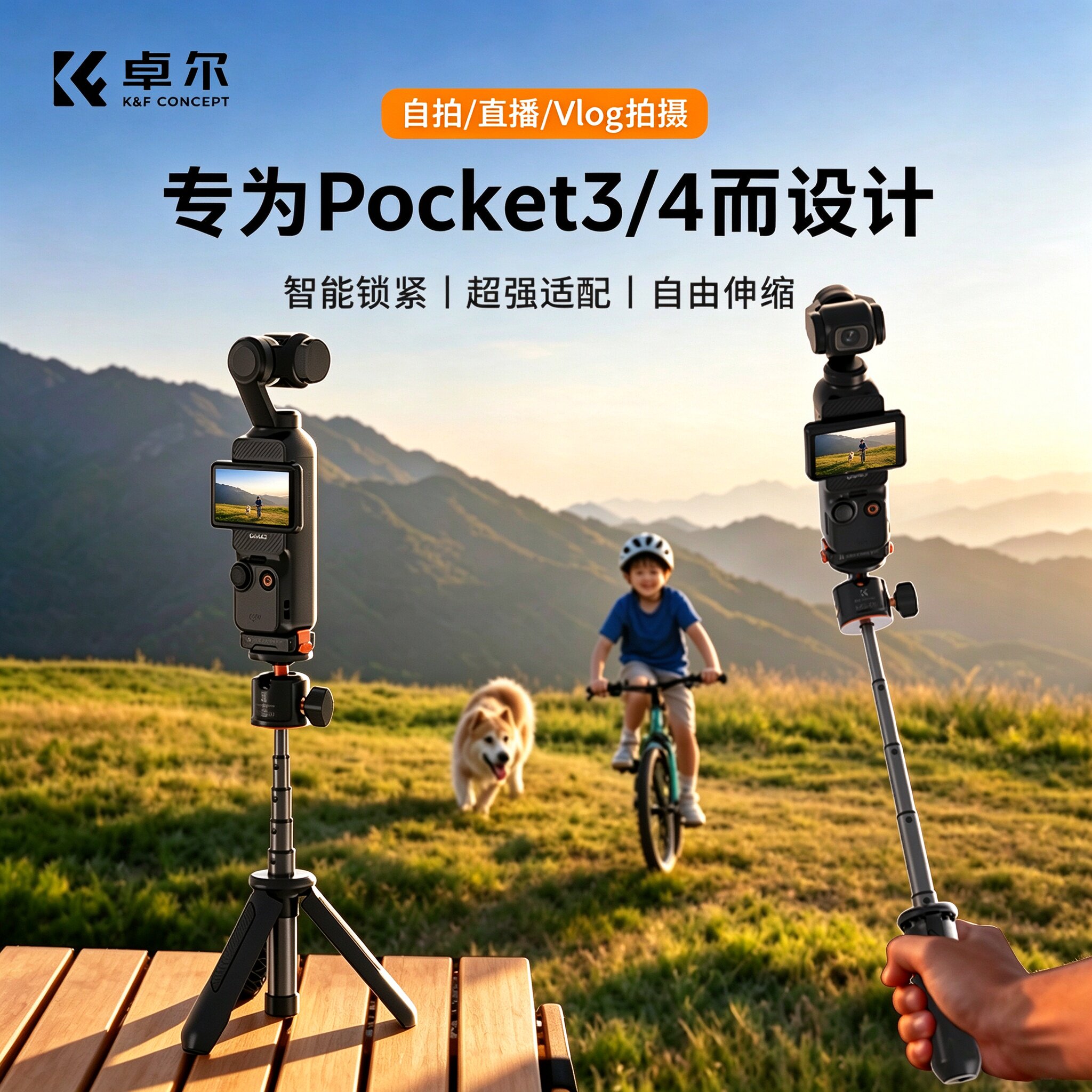 适用大疆Pocket4P/4代/影石Luna