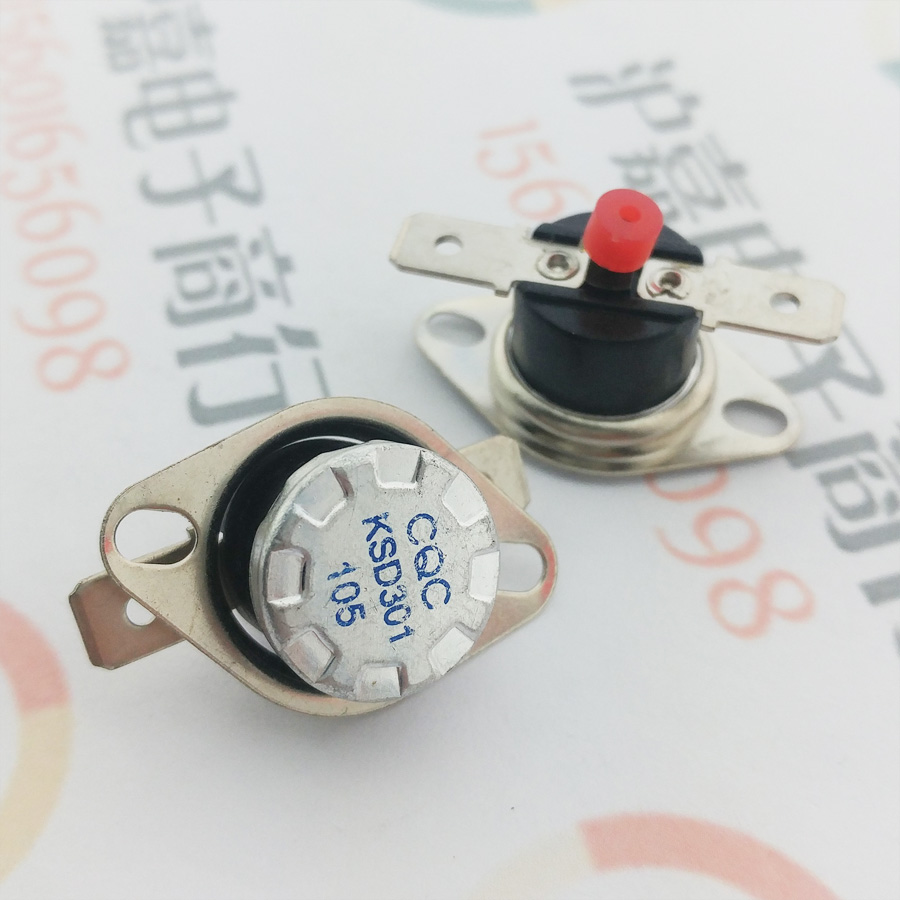 KSD301 温控开关器温度控制器 常闭105度 手动复位 热保护器