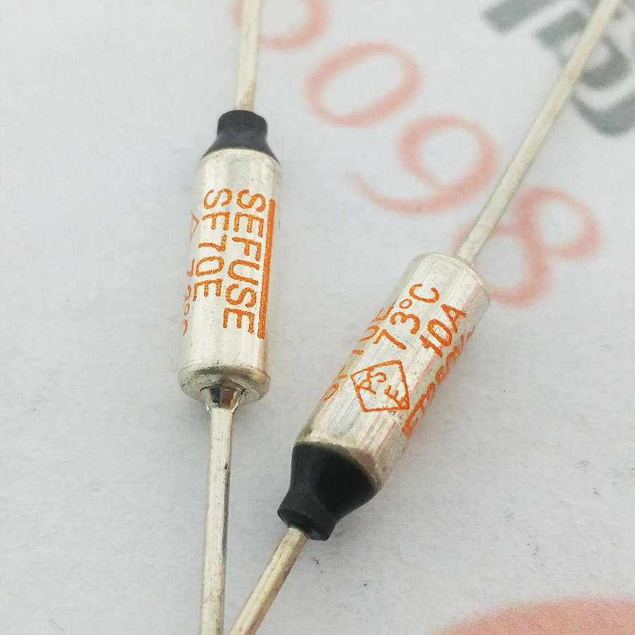 NEC SCHOTT进口温度保险丝热熔断丝 73度 250V10A SF70E 代RY-73