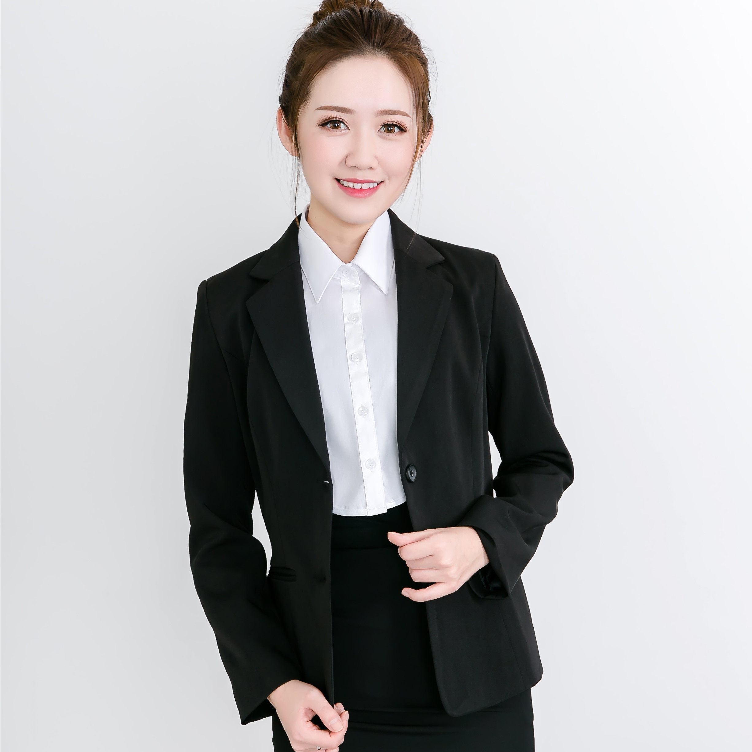 挺括有型职业纯棉假领子女士衬衫百搭假领毛衣假衣领商务节约领
