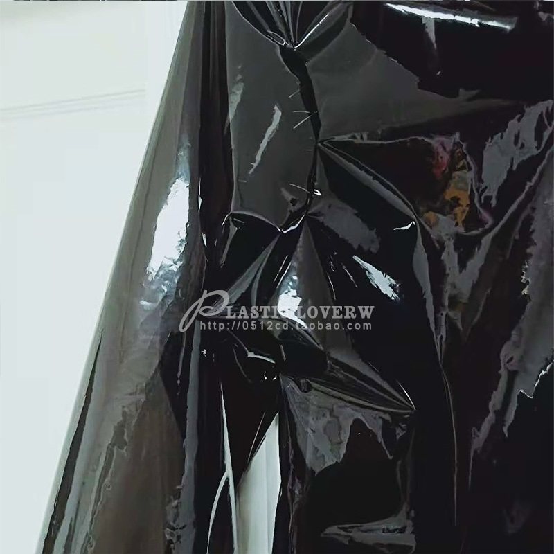 PVC衬衫女长袖2019新潮宽松大码塑料透明衬衫黑色打底TPU衬衣外套|ruв категории Женская одежда, рубашка - от Buy2taobao.com для оказания профессиональной услуги покупки агента Taobao