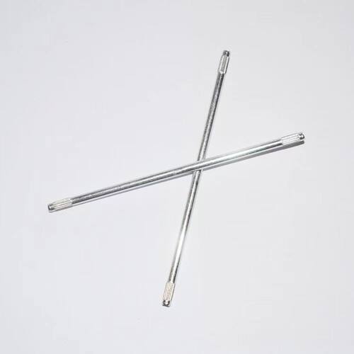 直径2.5毫米 双滚花铁轴 模型车轴玩具配件DIY科技制作零件STEM
