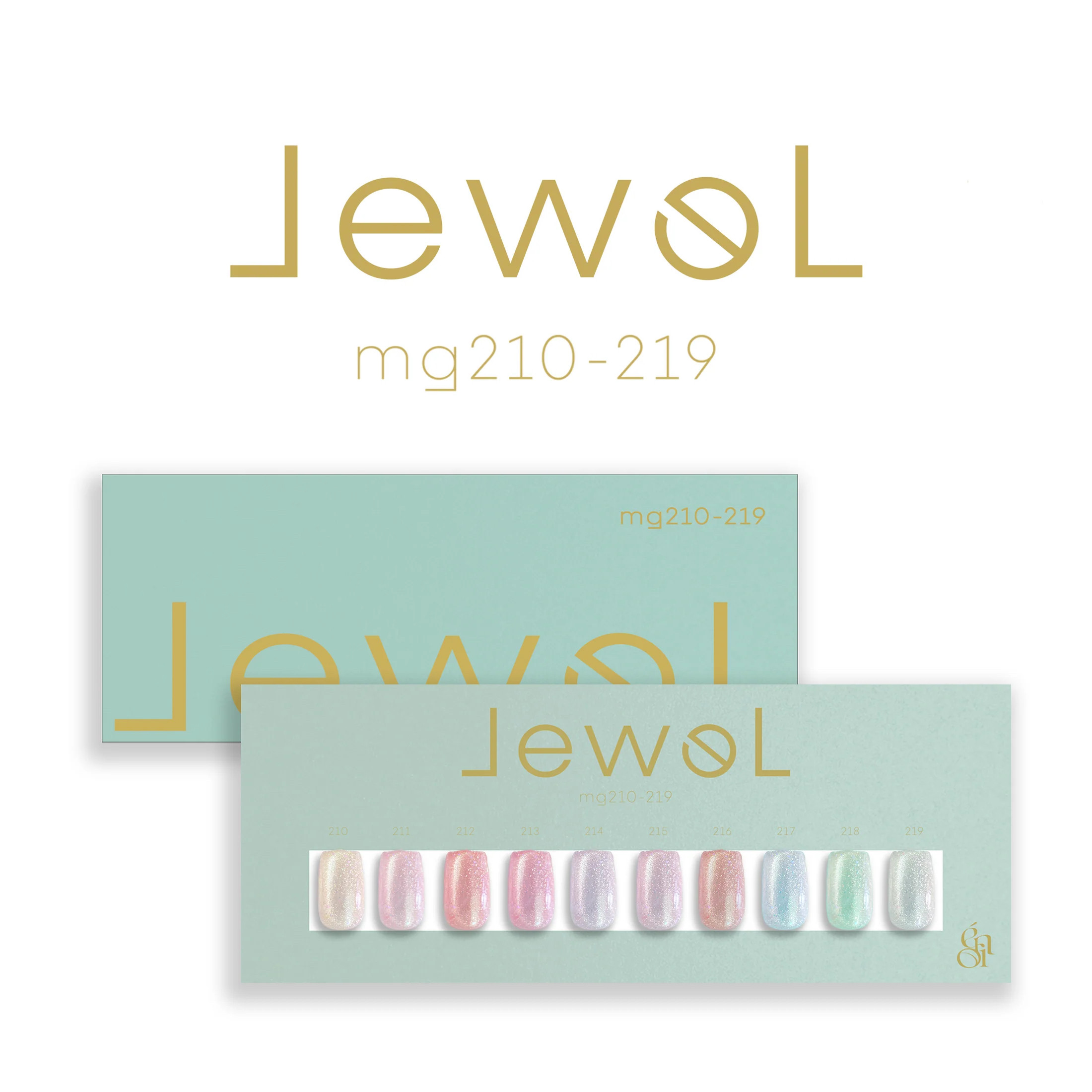 日本enoi猫眼胶Jewel珠宝爆闪亮片猫眼胶 mg210-219 美甲甲油胶