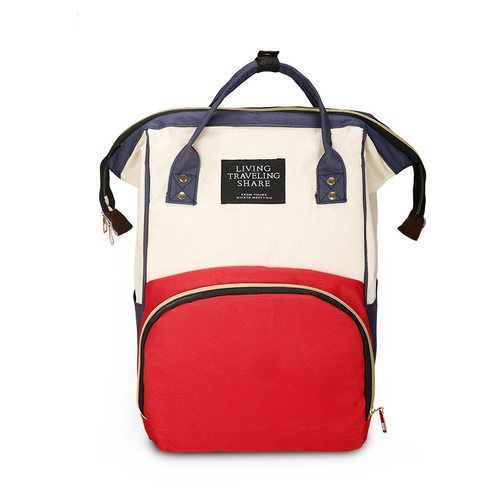 新款 2025新大容量潮妈咪包储奶手提帆布便携宝妈奶瓶双肩背包收