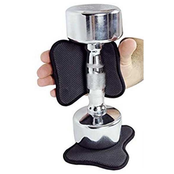 厚实柔软举重握力手掌垫片运动健身哑铃护具撸铁训练耐磨防滑手套