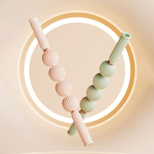 新品 按摩棒狼牙棒滚轴肌肉放松神器瘦小腿筋膜深度痛点力度滚轮