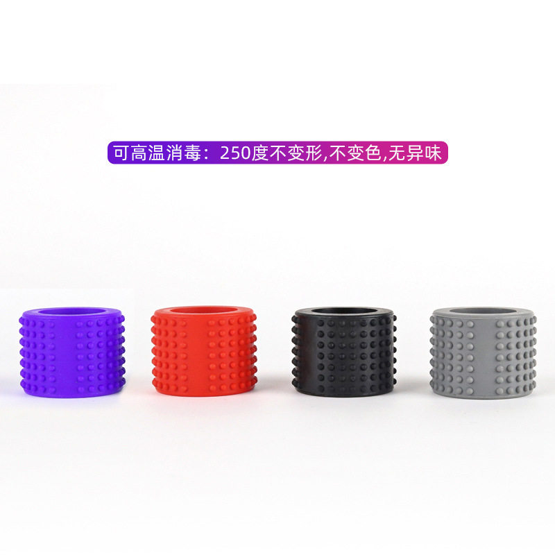 新款 Ambition齿轮硅胶手柄套25mm可高温消毒纹身机手柄保护套