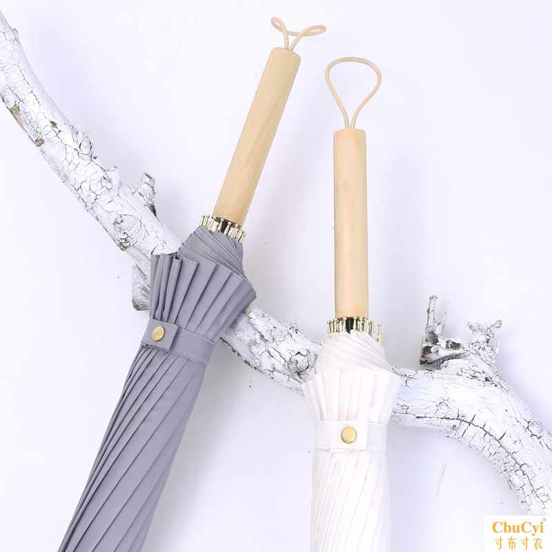 Straight Umbrella Hearts ins Umbrella Sen family Retro Long-handled umbrella Double 16 Bone curved stem fromin the Home Daily , Umbrella/Rain gear/Rain/Moistureproof , Umbrella  category - from Buy2taobao.com to provide professional Taobao agent buy service