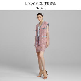 慕裁 法式气质西装女2025夏季新款高级感小众设计感时尚百搭显瘦