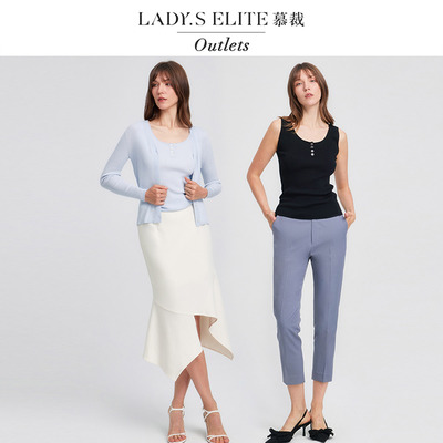 LadySElite/慕裁 莱赛尔真丝混纺长袖针织衫女25新款开衫毛衣外套