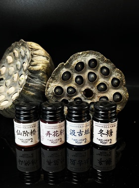 5ml艺术家级《丈山尺树园》多种纸快干防水且不堵笔凤凰翎钢笔淡彩墨水紫色棕色黑色专业勾线非碳素墨水水彩