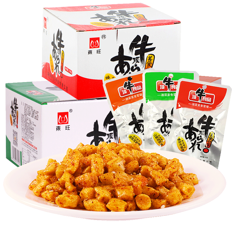 东旺顶牛素牛筋辣条儿时怀旧面筋湖南特产麻辣吃货小零食休闲小吃