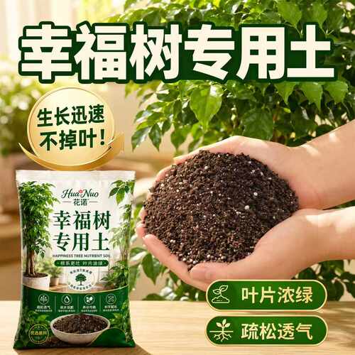 种幸福树专用土营养土养花盆栽土