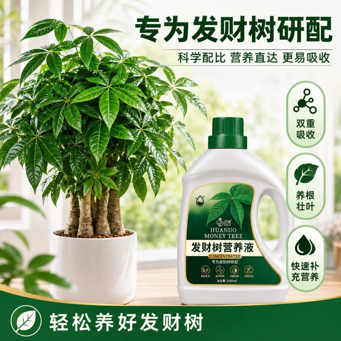 发财树肥料专用肥营养液通用花肥图片