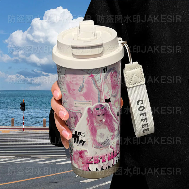 虞书欣可爱创意保温杯不锈钢学生