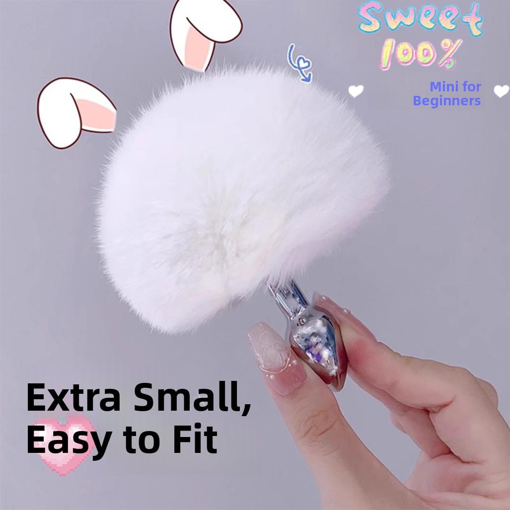 肛赛新手尾巴猫兔子迷你性感入门小号缸塞玩具插件可动外出狐狸女