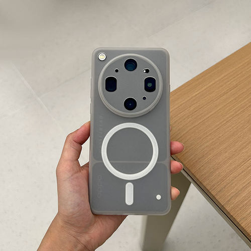 封闭拍照键适用oppofindx9ultra手机壳magsafe磁吸软壳车载支架纹理防滑简约浅色保护壳
