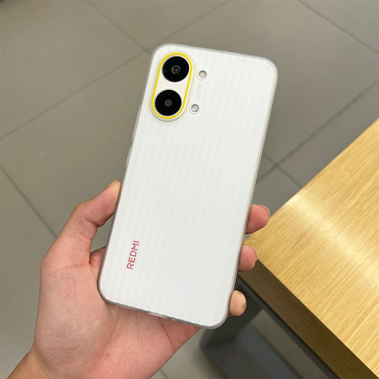 适用于红米turbo5手机壳创意波纹软壳个性简约全包透明轻薄防摔turbo5max保护套