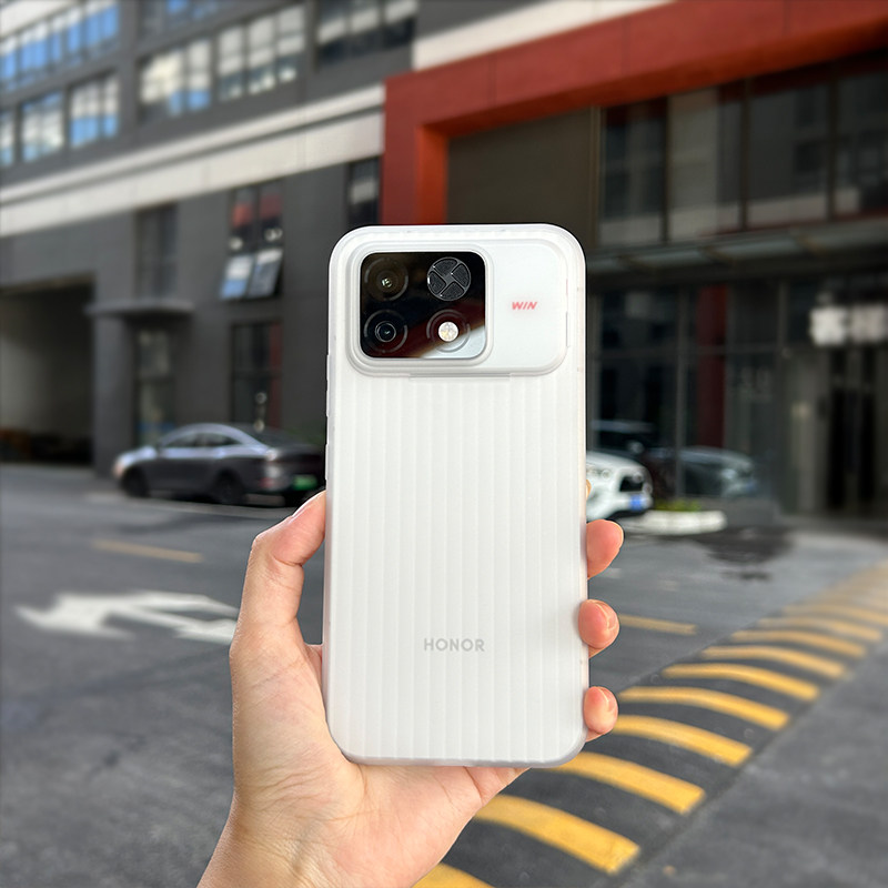 适用于荣耀win2手机壳瓦楞波纹软壳封闭拍照键简约轻薄圆边WINRT2保护套