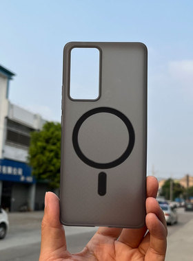 适用于小米12S手机壳磁吸款软壳MAGSAFE车载无线充电增强磁力背面纹理防滑防摔大孔小米12SPRO全包镜头磨砂