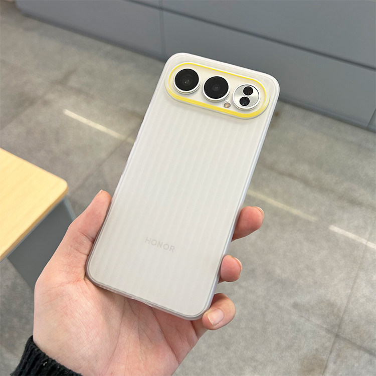 适用荣耀500手机壳行李箱波纹软壳肤感简约创意全包轻薄防摔镜头保护套500pro