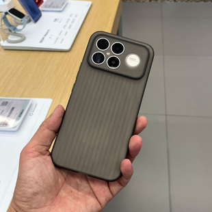 适用红米k90手机壳软壳波纹防滑轻薄磨砂不沾指纹圆弧边全包保护壳promax