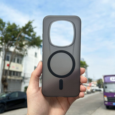 适用荣耀magic8RSR保时捷手机壳磁吸软壳封闭拍照键车载支架纹理防滑防摔保护壳