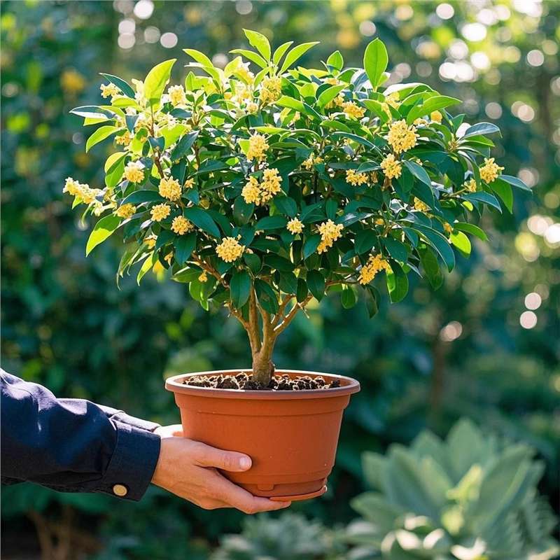 四季桂花树苗盆栽开花浓香室内绿植阳台好养花卉八月金桂庭院植物