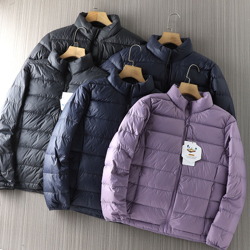 青春活力立领休闲90白鸭绒羽绒服